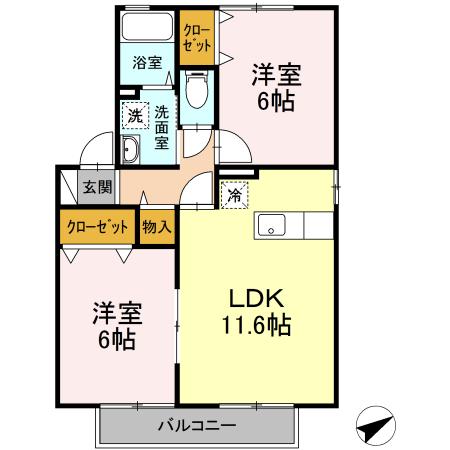 同じ建物の物件間取り写真 - ID:240028050927