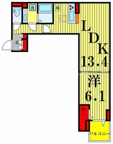 同じ建物の物件間取り写真 - ID:213101317173