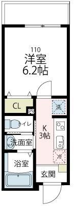 同じ建物の物件間取り写真 - ID:214055776099