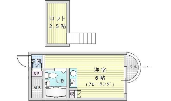 Ｃｏｌｌｅｃｔｉｏｎ江坂｜大阪府吹田市豊津町(賃貸マンション1R・5階・14.50㎡)の写真 その2