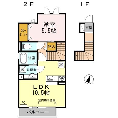 同じ建物の物件間取り写真 - ID:221010691094