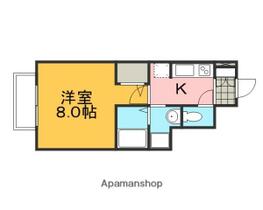 ギャランコートⅡ 101 ｜ 佐賀県三養基郡みやき町大字東尾（賃貸アパート1K・1階・26.31㎡） その2