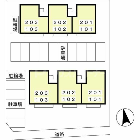 ドミール　弐番館 203｜埼玉県さいたま市西区三橋６丁目(賃貸アパート2LDK・2階・57.13㎡)の写真 その16