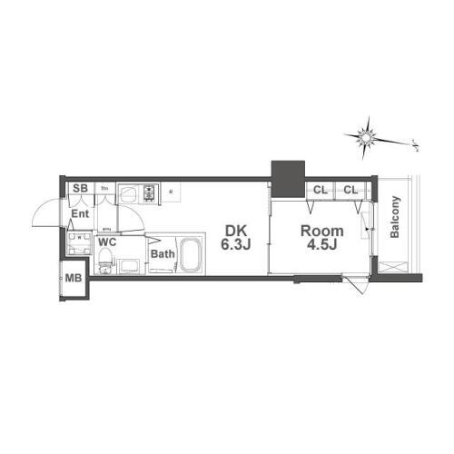 同じ建物の物件間取り写真 - ID:227082510128