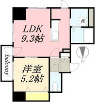 アルファスクエア北１５条 1307 ｜ 北海道札幌市東区北十五条東１丁目（賃貸マンション1LDK・13階・39.39㎡） その2