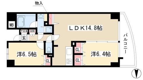 同じ建物の物件間取り写真 - ID:223032285589