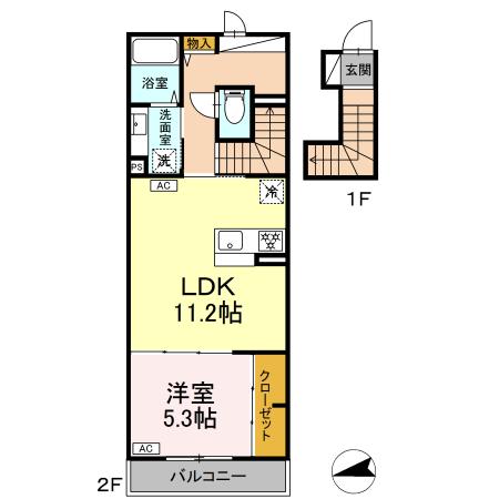 同じ建物の物件間取り写真 - ID:213101207139