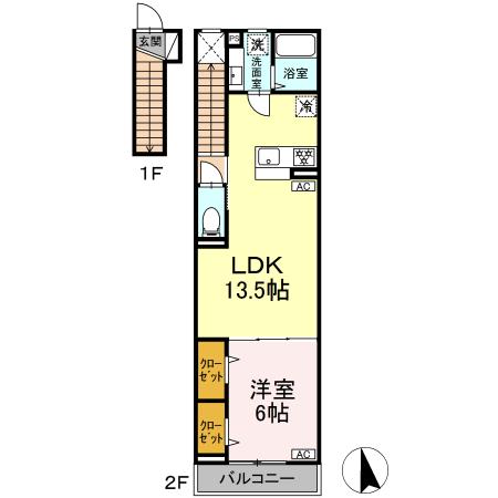 同じ建物の物件間取り写真 - ID:213101207180