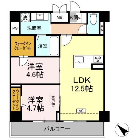 同じ建物の物件間取り写真 - ID:234022945713