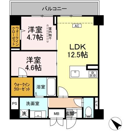 同じ建物の物件間取り写真 - ID:234022945739