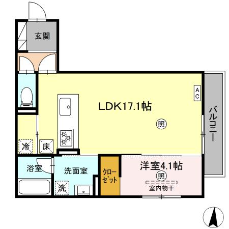 同じ建物の物件間取り写真 - ID:241004792815