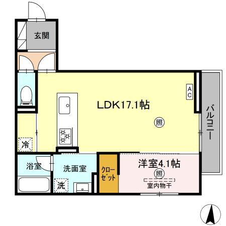 同じ建物の物件間取り写真 - ID:241004792830