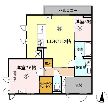 同じ建物の物件間取り写真 - ID:241004792823