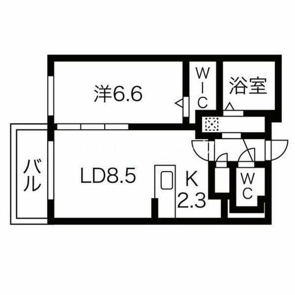 ＧＵＡＲＤＩＡＮ　ＴＥＩＮＥ 201｜北海道札幌市手稲区富丘一条７丁目(賃貸マンション1LDK・2階・41.39㎡)の写真 その2