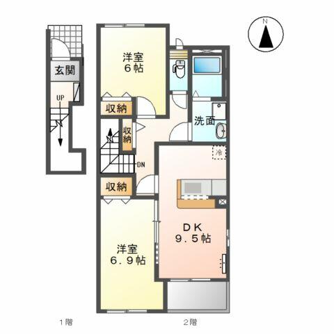 同じ建物の物件間取り写真 - ID:221010740884