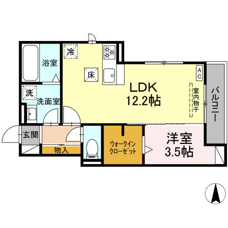 同じ建物の物件間取り写真 - ID:222016497652