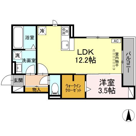 同じ建物の物件間取り写真 - ID:222016497658