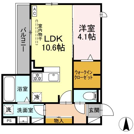 同じ建物の物件間取り写真 - ID:222016497644