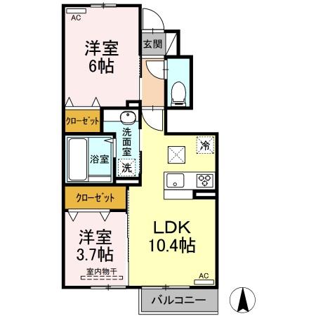 同じ建物の物件間取り写真 - ID:238007293121