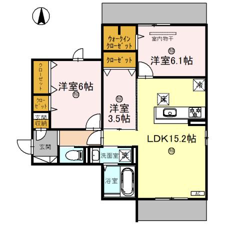 同じ建物の物件間取り写真 - ID:227080882332