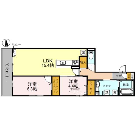 同じ建物の物件間取り写真 - ID:227080882813