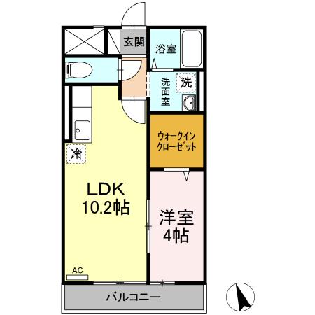 同じ建物の物件間取り写真 - ID:204004120454