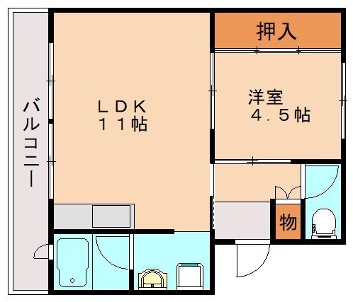 同じ建物の物件間取り写真 - ID:240028518453