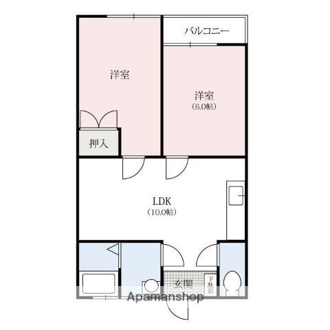 同じ建物の物件間取り写真 - ID:210002593017