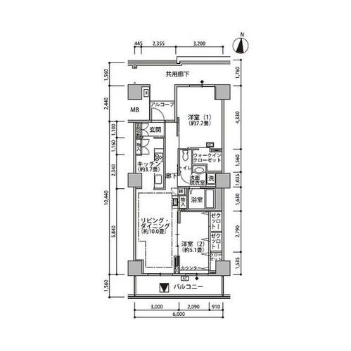 同じ建物の物件間取り写真 - ID:213103816295