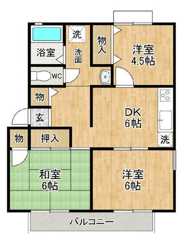 同じ建物の物件間取り写真 - ID:208009357934