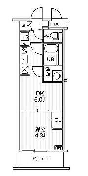 ＬＩＭＥ　ＲＥＳＩＤＥＮＣＥ　ＨＩＫＩＦＵＮＥ（ライムレジデンス曳舟） 205｜東京都墨田区東向島１丁目(賃貸マンション1DK・2階・25.96㎡)の写真 その2