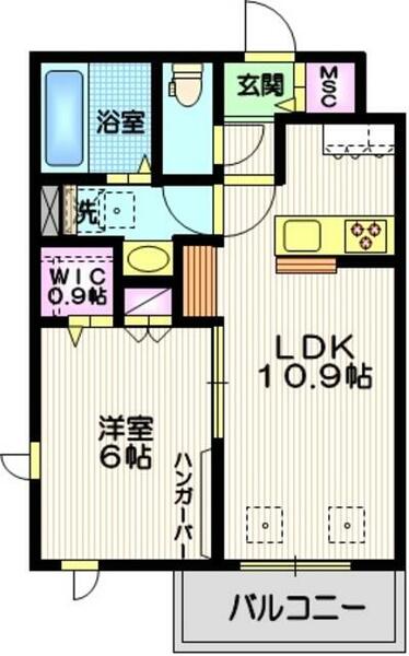 東京都大田区下丸子１丁目(賃貸マンション1LDK・3階・42.99㎡)の写真 その2