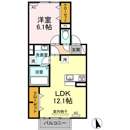 同じ建物の物件間取り写真 - ID:244003961266