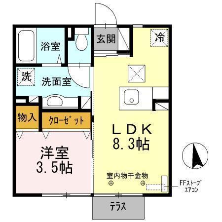 同じ建物の物件間取り写真 - ID:202008865858