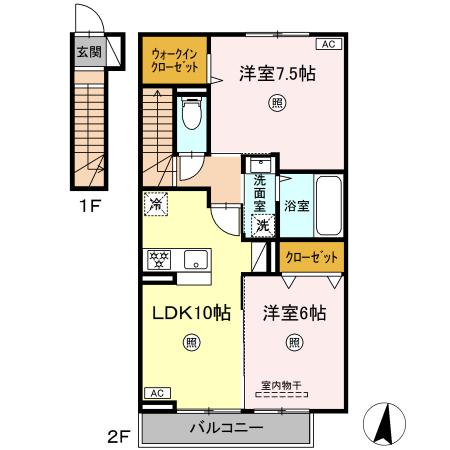 同じ建物の物件間取り写真 - ID:243006697464