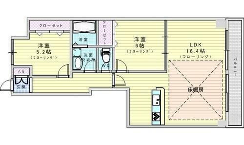 同じ建物の物件間取り写真 - ID:227081939944