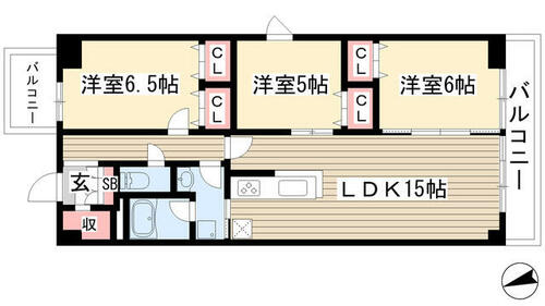 同じ建物の物件間取り写真 - ID:223032380975