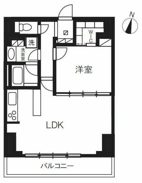 千葉県千葉市中央区新町(賃貸マンション1LDK・10階・51.20㎡)の写真 その2