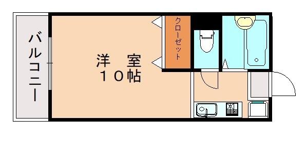 グリーンライフ西福間Ａ｜福岡県福津市西福間１丁目(賃貸アパート1R・1階・26.00㎡)の写真 その2