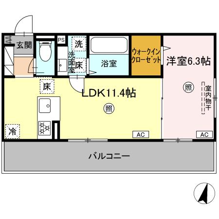 同じ建物の物件間取り写真 - ID:243006707841