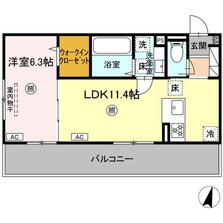 同じ建物の物件間取り写真 - ID:243006707840