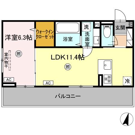 同じ建物の物件間取り写真 - ID:243006707845