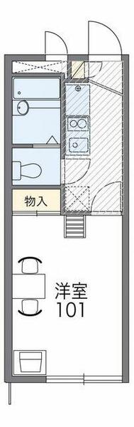 東京都東村山市富士見町３丁目(賃貸アパート1K・2階・19.87㎡)の写真 その2