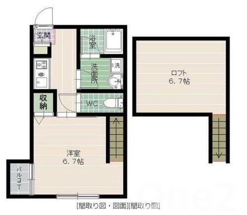 同じ建物の物件間取り写真 - ID:240028541374