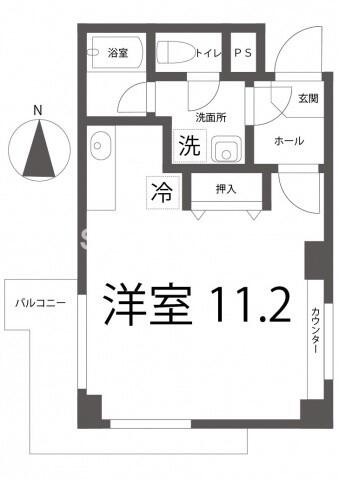 ラ・カンタータ｜岡山県岡山市北区大供２丁目(賃貸マンション1R・4階・31.50㎡)の写真 その2