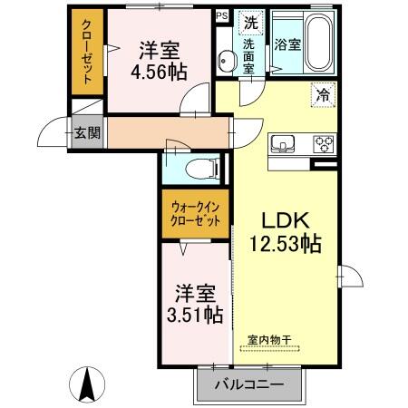 同じ建物の物件間取り写真 - ID:240028305216