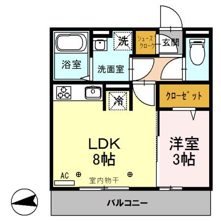 同じ建物の物件間取り写真 - ID:211046712799