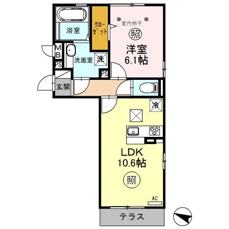 同じ建物の物件間取り写真 - ID:211046851084