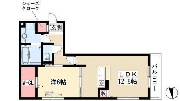 エポラール東別院 306｜愛知県名古屋市中区平和２丁目(賃貸アパート1LDK・3階・50.42㎡)の写真 その2