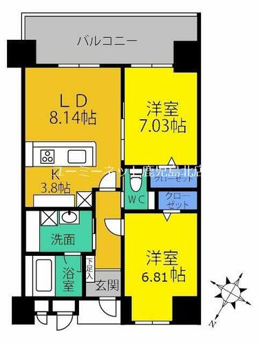 同じ建物の物件間取り写真 - ID:246005409774